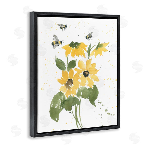 Stupell Industries Lucille Price | Bumble Bees And Daisies