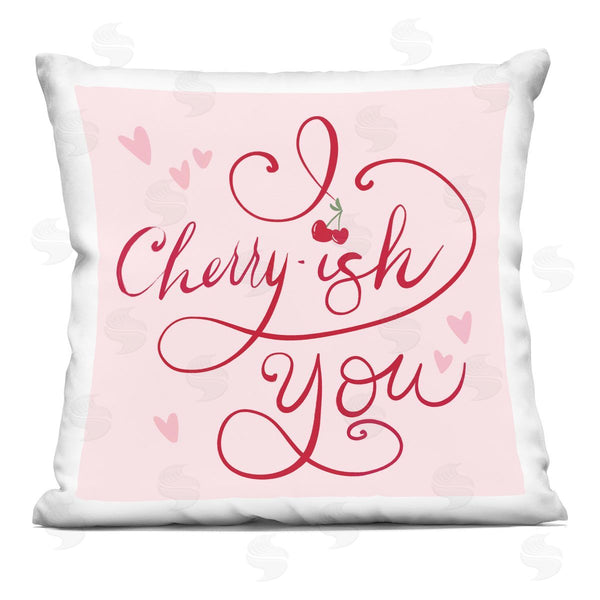 stupell industries Lucille Price | Cherry-ish You Pun Printed Throw Pillow