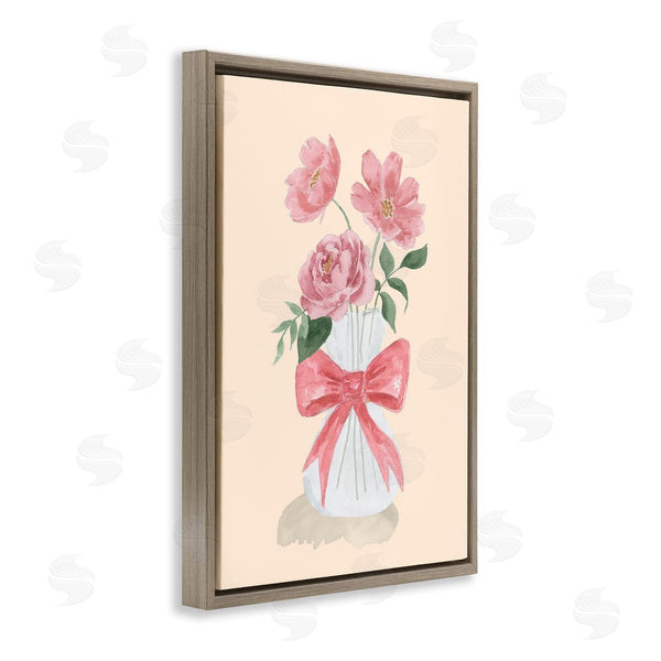 Stupell Industries Lucille Price | Chic Vase Of Pink Wall Art
