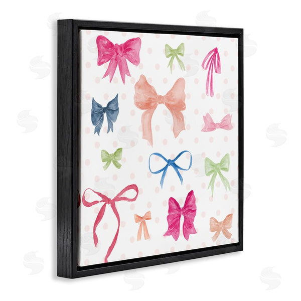 Stupell Industries Lucille Price | Colored Bows On Plaid Wall Art
