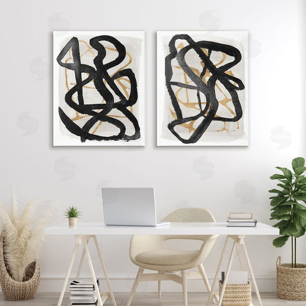 Stupell Industries Lucille Price | Contemporary Hindsight Squiggles Wall Art