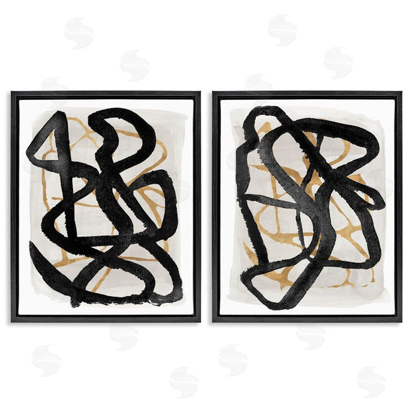 Stupell Industries Lucille Price | Contemporary Hindsight Squiggles Wall Art