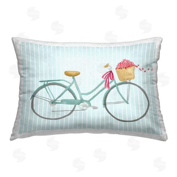 Stupell Industries Lucille Price | Cycle Through Love On Stripes