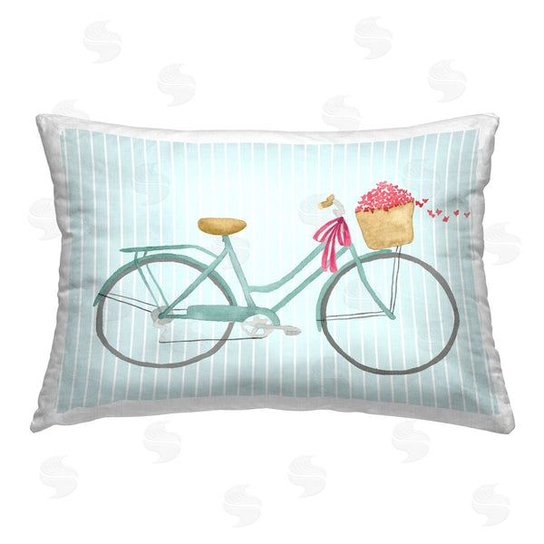 stupell industries Lucille Price | Cycle Through Love on Stripes