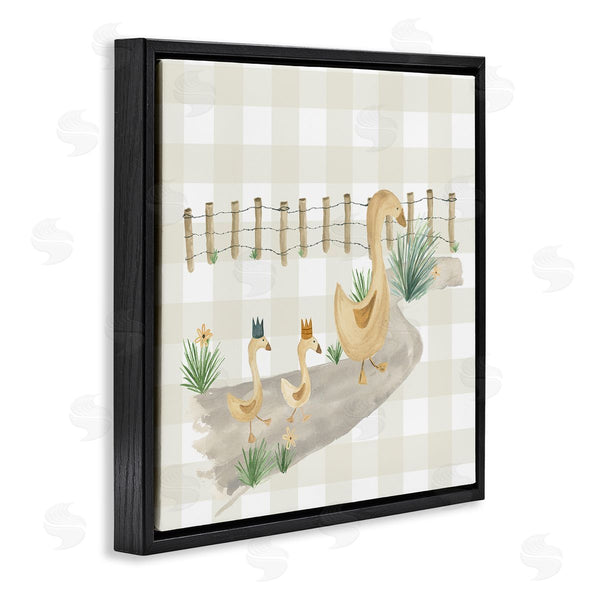 Stupell Industries Lucille Price | Duck Family Strolling Wall Art