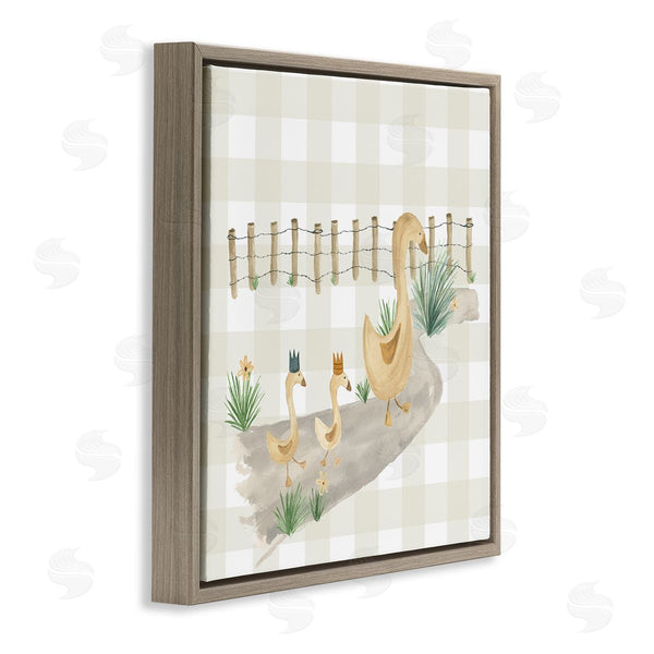 Stupell Industries Lucille Price | Duck Family Strolling Wall Art