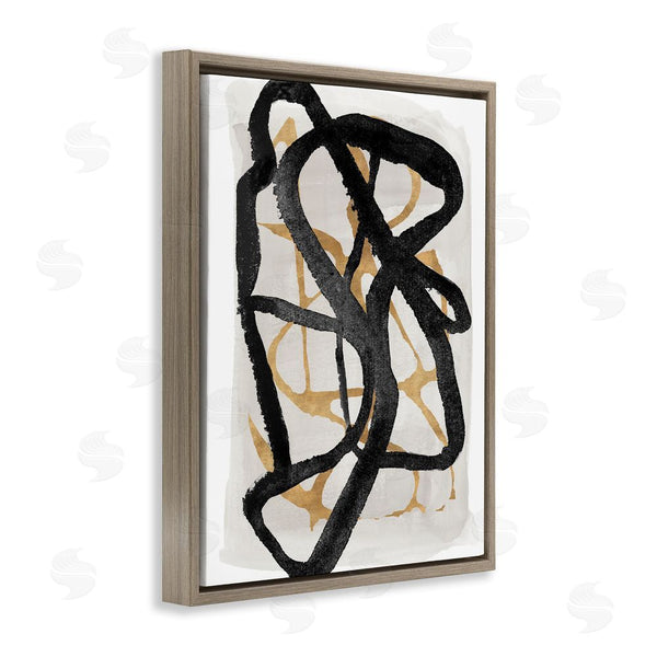 Stupell Industries Lucille Price | Expressive Hindsight In Black Wall Art