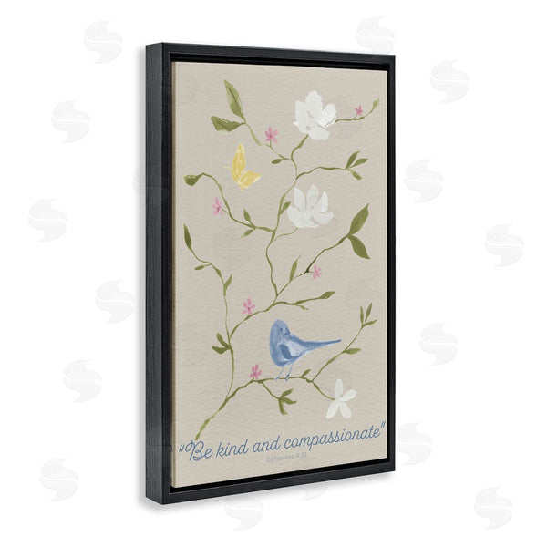 Stupell Industries Lucille Price | Floral Be Kind & Compassionate