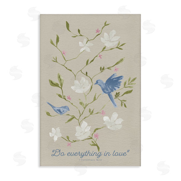 stupell industries Lucille Price | Floral Do Everything In Love Wall Art