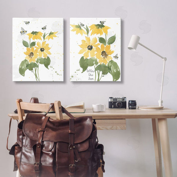 Stupell Industries Lucille Price | Follow The Sun Flowers Wall Art