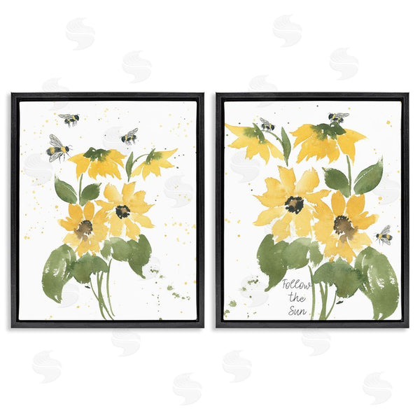 Stupell Industries Lucille Price | Follow The Sun Flowers Wall Art