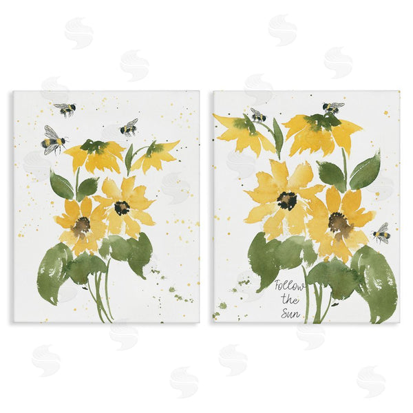 stupell industries Lucille Price | Follow the Sun Flowers Wall Art