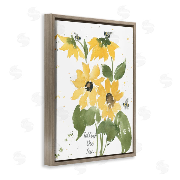 Stupell Industries Lucille Price | Follow The Sun Phrase