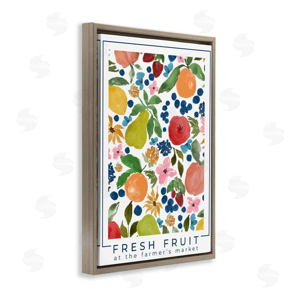 Stupell Industries Lucille Price | Fresh Fruit Market Pattern Wall Art