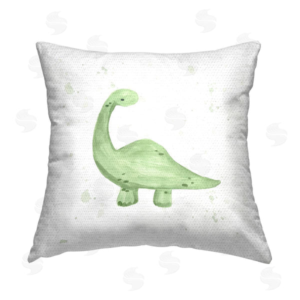 Stupell Industries Lucille Price | Green Dinosaur Fun Nursery Printed Throw Pillow