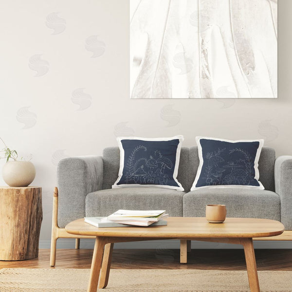 Stupell Industries Lucille Price | Happy Mushroom Garden Printed Throw Pillow Set