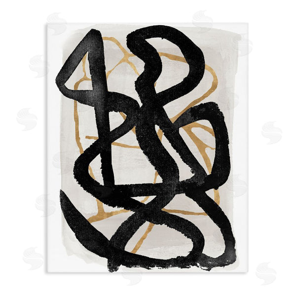 stupell industries Lucille Price | Hindsight Black & Beige Wall Art