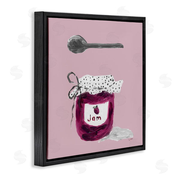 Stupell Industries Lucille Price | Jam Jar Over Blush Wall Art