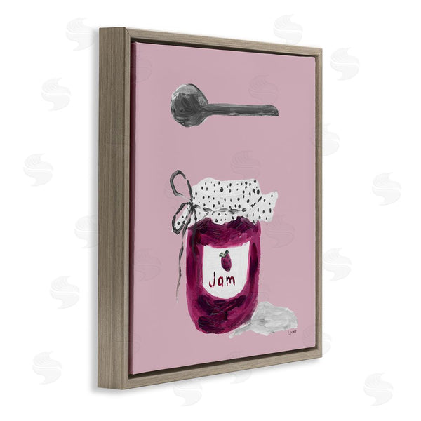 Stupell Industries Lucille Price | Jam Jar Over Blush Wall Art