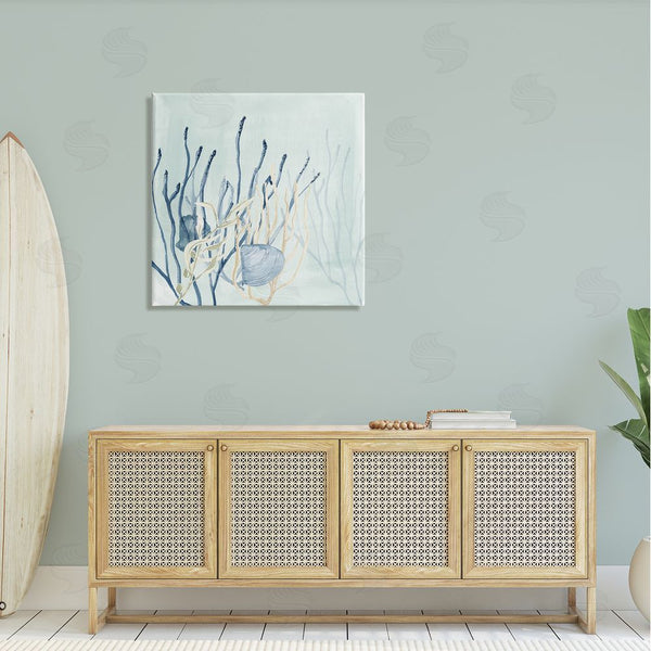 Stupell Industries Lucille Price | Layered Seashells Coral Underwater Wall Art