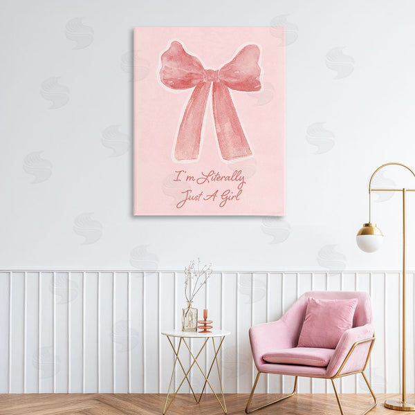 Stupell Industries Lucille Price | Literally Just A Girl Wall Art