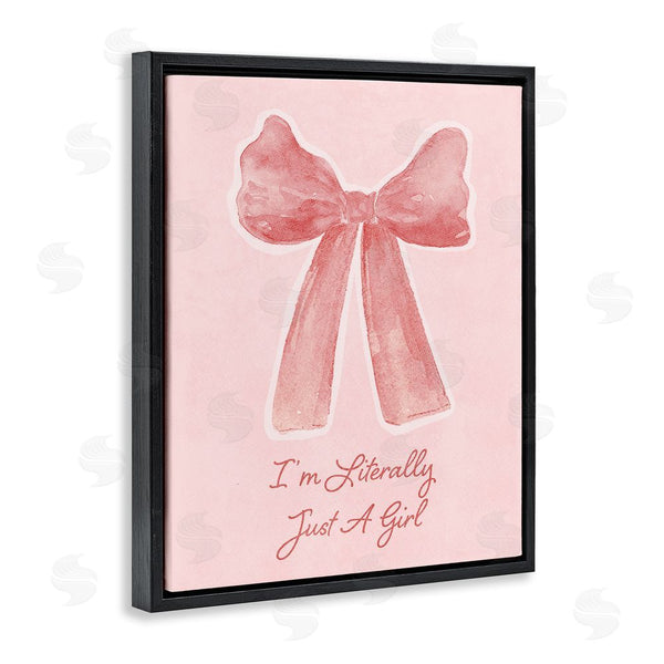 Stupell Industries Lucille Price | Literally Just A Girl Wall Art