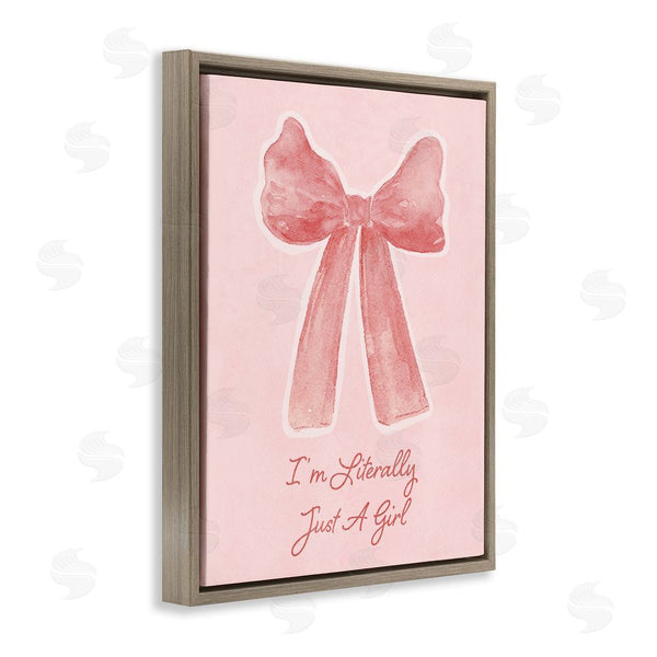Stupell Industries Lucille Price | Literally Just A Girl Wall Art
