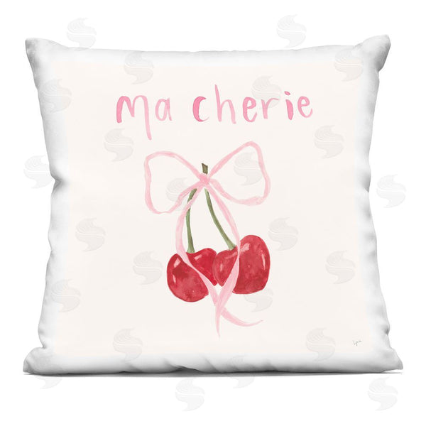 stupell industries Lucille Price | Ma Cherie & Delicate Ribbon Throw Pillow