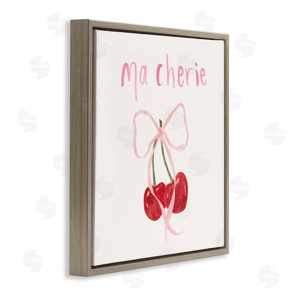 Stupell Industries Lucille Price | Ma Cherie Ribboned Cherries Wall Art