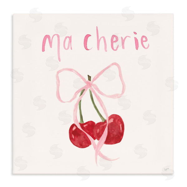 stupell industries Lucille Price | Ma Cherie Ribboned Cherries Wall Art