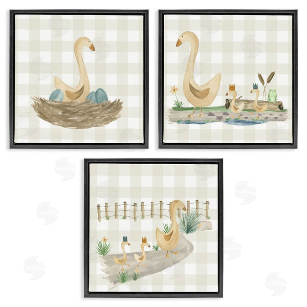 Stupell Industries Lucille Price | Mama Goose & Ducklings Wall Art