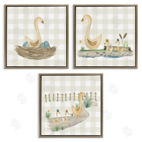 Stupell Industries Lucille Price | Mama Goose & Ducklings Wall Art