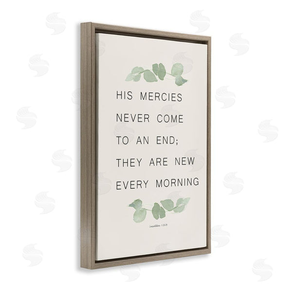 Stupell Industries Lucille Price | Mercies New Every Morning Wall Art