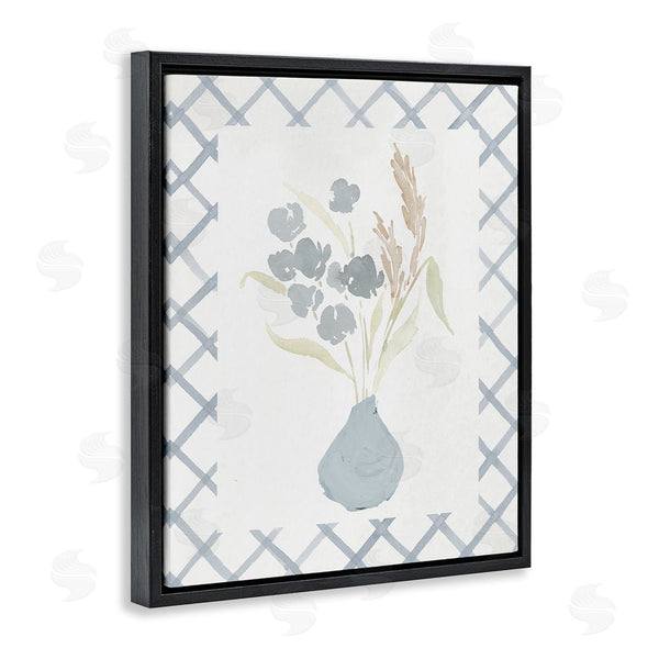 Stupell Industries Lucille Price | Muted Blue Anna Bouquet Wall Art