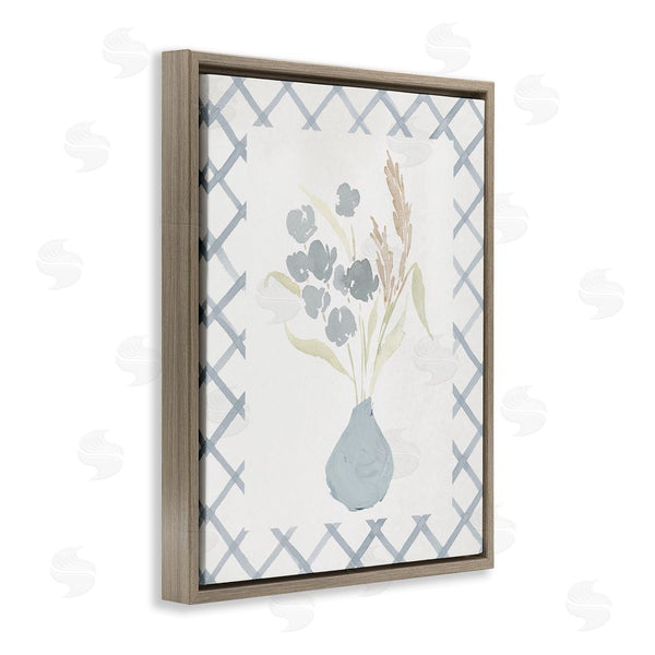 Stupell Industries Lucille Price | Muted Blue Anna Bouquet Wall Art