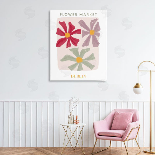 Stupell Industries Lucille Price | Muted Dublin Flower Market Wall Art