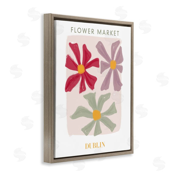 Stupell Industries Lucille Price | Muted Dublin Flower Market Wall Art