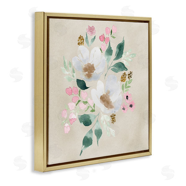 Stupell Industries Lucille Price | Neutral Floral Beauty