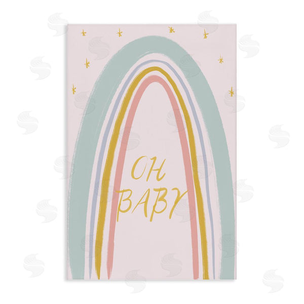 stupell industries Lucille Price | Oh Baby Rainbow Wall Art