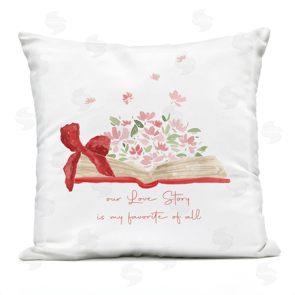 Stupell Industries Lucille Price | Our Love Story Favorite Of All Printed Throw Pillow