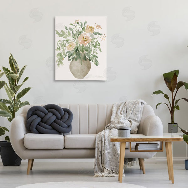 Stupell Industries Lucille Price | Peach Roses Bouquet Wall Art