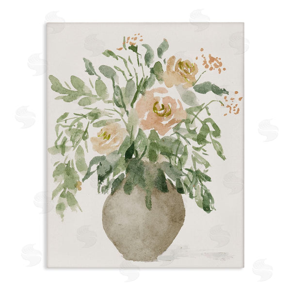 stupell industries Lucille Price | Peach Roses Bouquet Wall Art