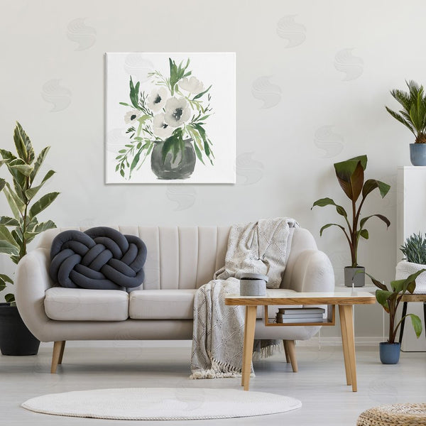 Stupell Industries Lucille Price | Rounded White Anemones Wall Art