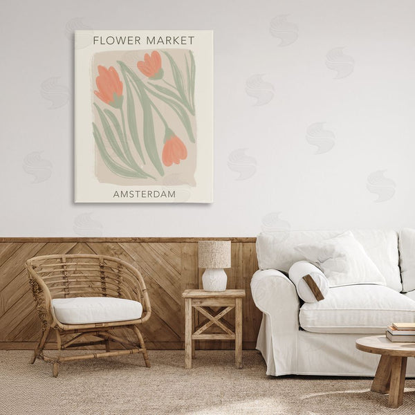 Stupell Industries Lucille Price | Soft Amsterdam Flower Market Wall Art