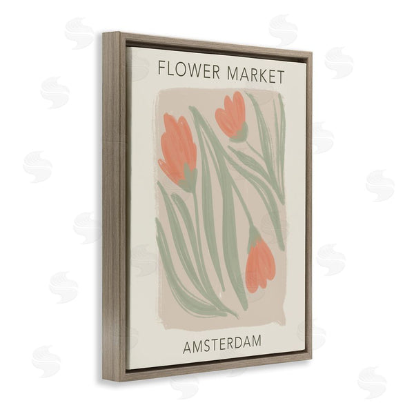 Stupell Industries Lucille Price | Soft Amsterdam Flower Market Wall Art