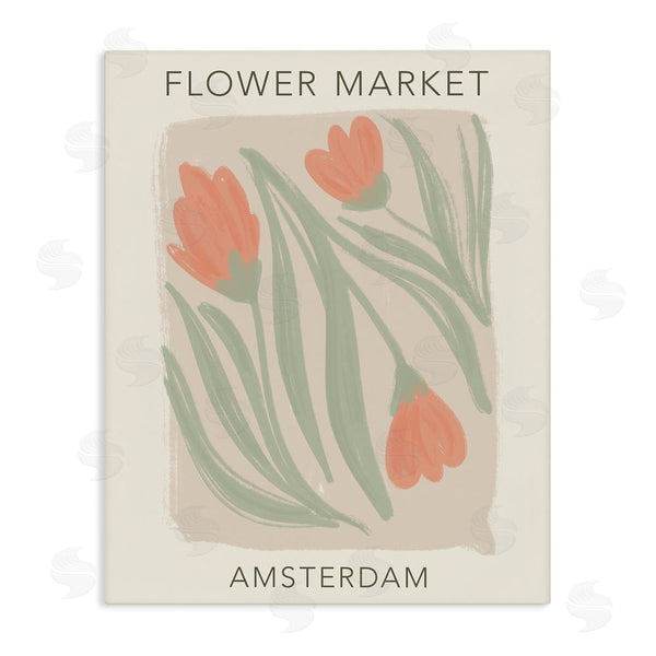 stupell industries Lucille Price | Soft Amsterdam Flower Market Wall Art