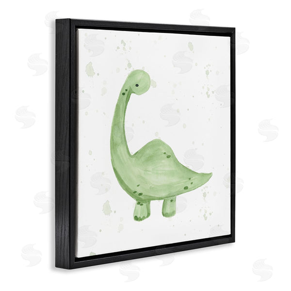Stupell Industries Lucille Price | Soft Green Pastel Dinosaur Wall Art