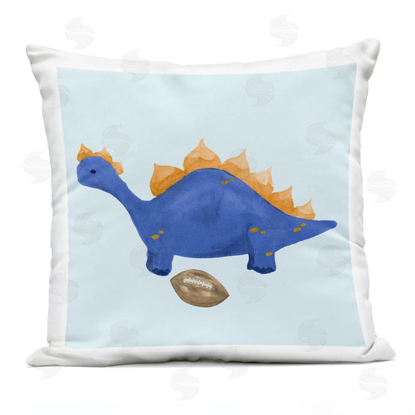 Stupell Industries Lucille Price | Sporty Baby Dino Throw Pillow