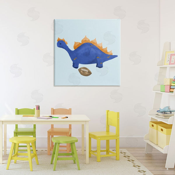 Stupell Industries Lucille Price | Sporty Baby Dino Wall Art