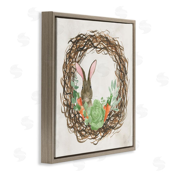 Stupell Industries Lucille Price | Spring Easter Wreath Wall Art